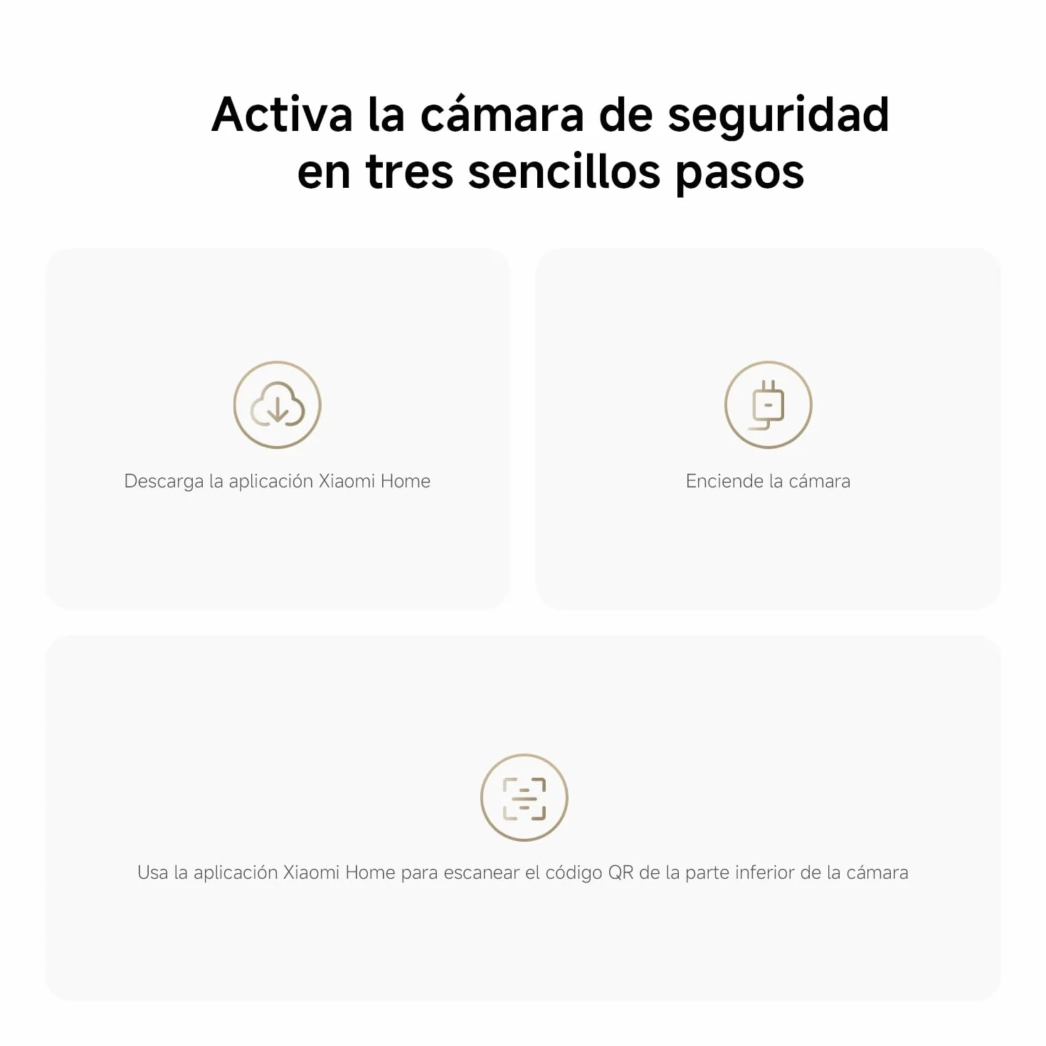 Xiaomi C302 Cámara Vigilancia WiFi Interior 2K 3MP 360° Visión Nocturna Starlight Audio Bidireccional Wi-Fi 6