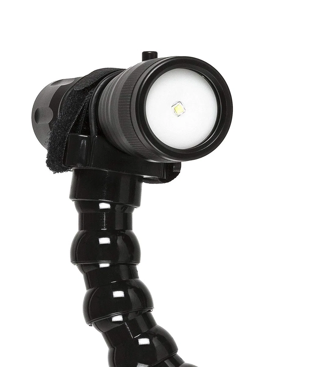 Tray bajo agua Carril con brazo flexible adaptador soporte linterna para cámaras de acción GoPro Flex Arm st201.08