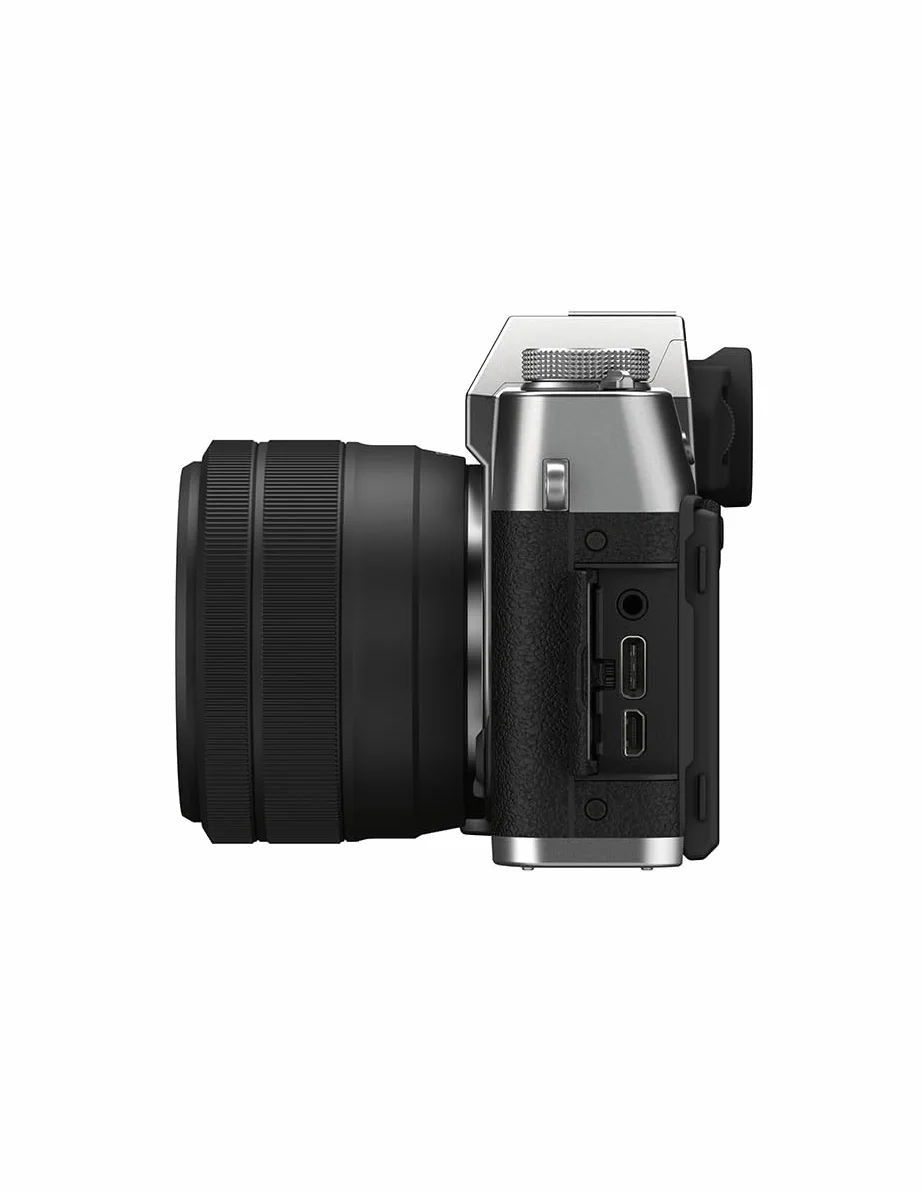 Fujifilm X-T30 II, FUJINON XC15-45mmF3.5-5.6 OIS PZ Kit Color Plata