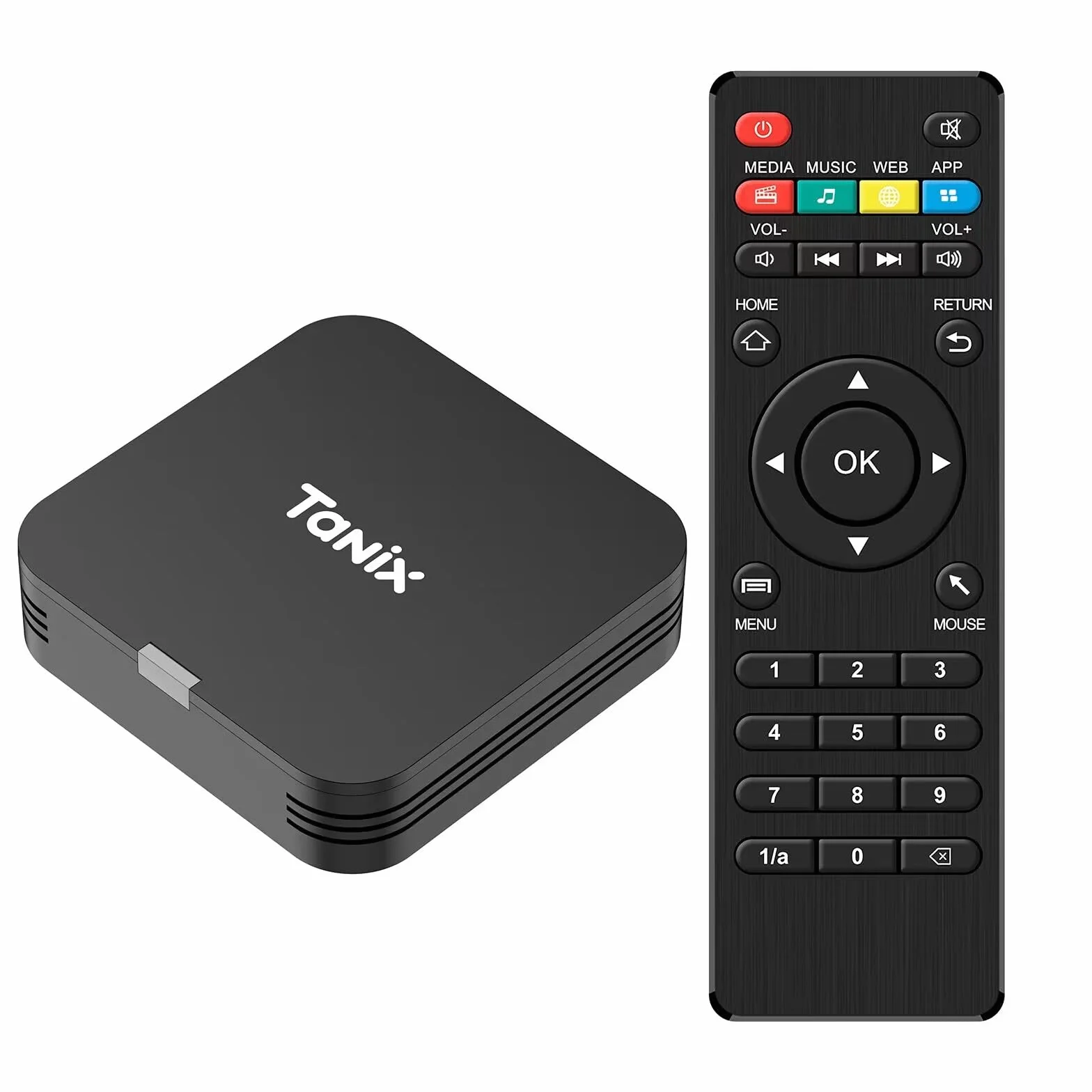 Android TV Box 10.0, 2GB RAM 16GB ROM, Allwinner H313 Quad-Core, WiFi, USB, 4K Smart TV Box