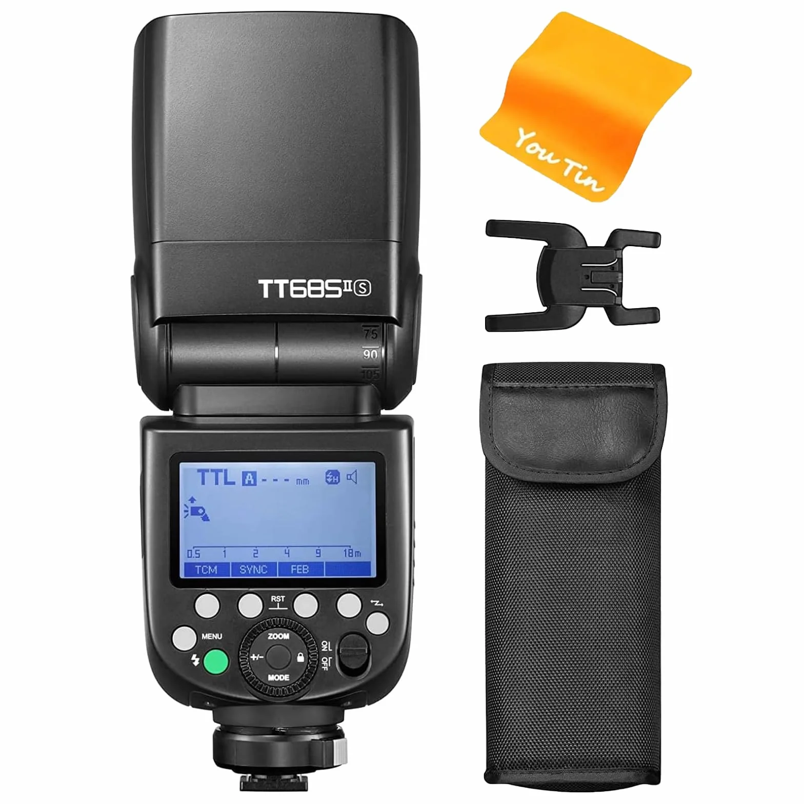 Godox TT685IIS Cámara Flash Speedlight para Sony TT685II-S 2.4G Wireless HSS GN60 Flash Compatible con Cámaras Digitales Sony a9 a7 a7II a7III a7R III a7RII a7SII a6000 a6300 a6500