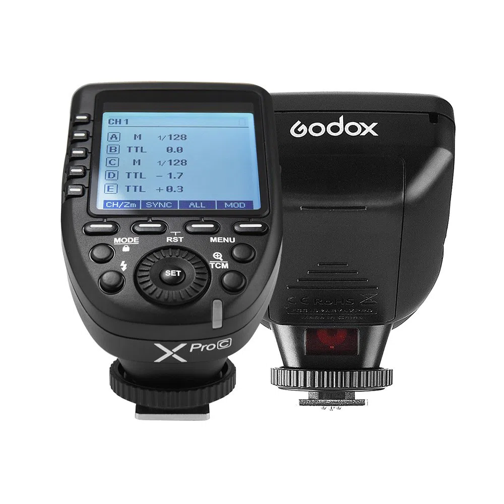 Godox - Xpro-C E-TTL II - Transmisor de disparo de flash