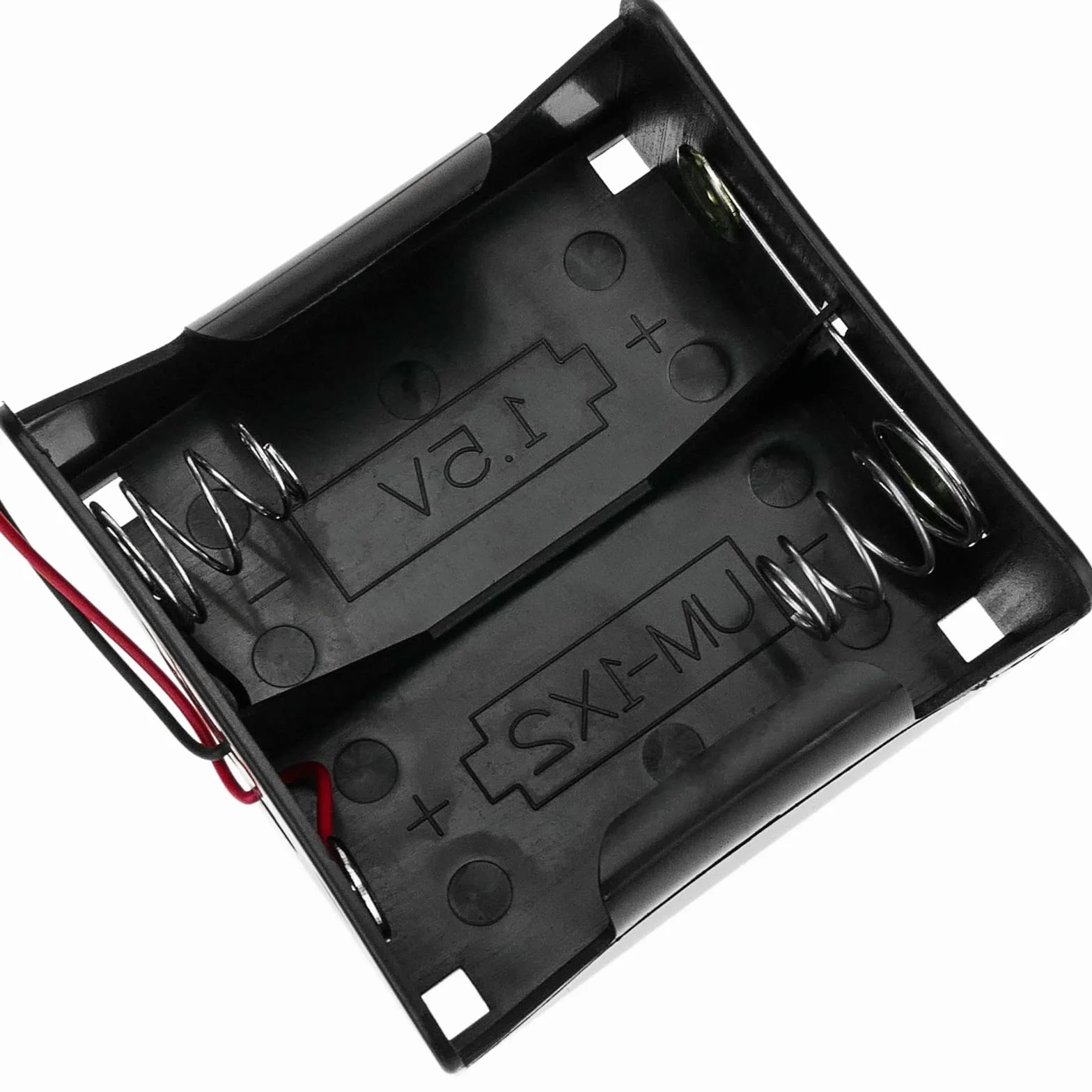 Portapilas en Serie para Dos Pilas D LR20 R20 de 1.5V