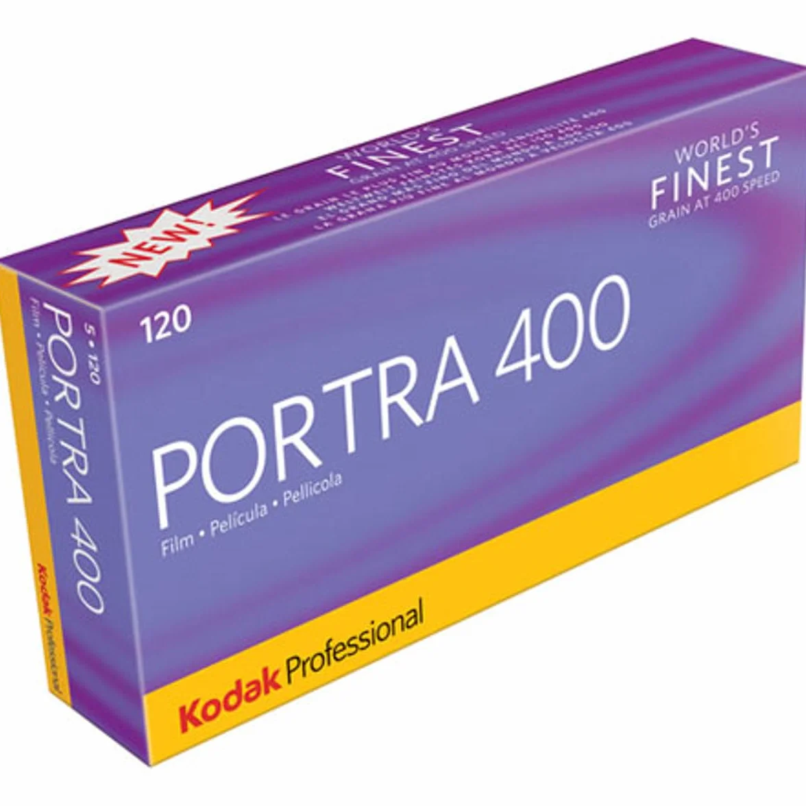 Kodak Porta 400 - Película fotográfica (5 x 120 unidades)