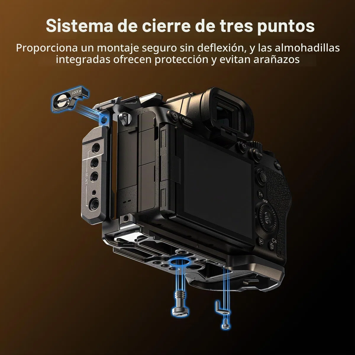 SMALLRIG Jaula Rhinoceros para Sony Alpha 7 V/7R V/7 IV/7S III/7R IV, Nuevo Diseño Elegante y Aerodinámico - 6029