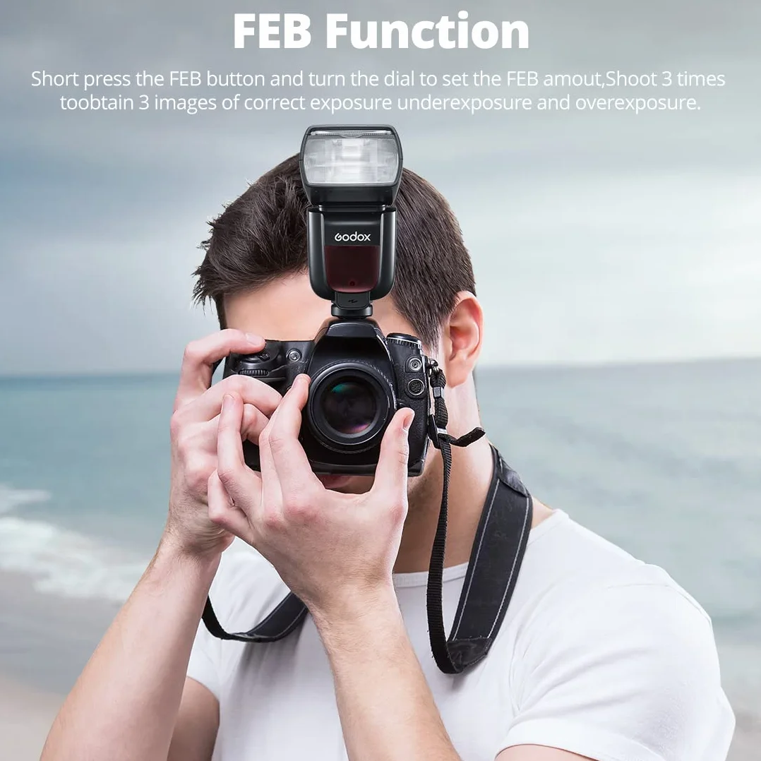Godox TT685IIN 1/8000s HSS GN Speedlite Flash TTL TCM efficient Conversion Function Built-in Godox 2,4G X System Receiver(TT685IIN for Nikon)
