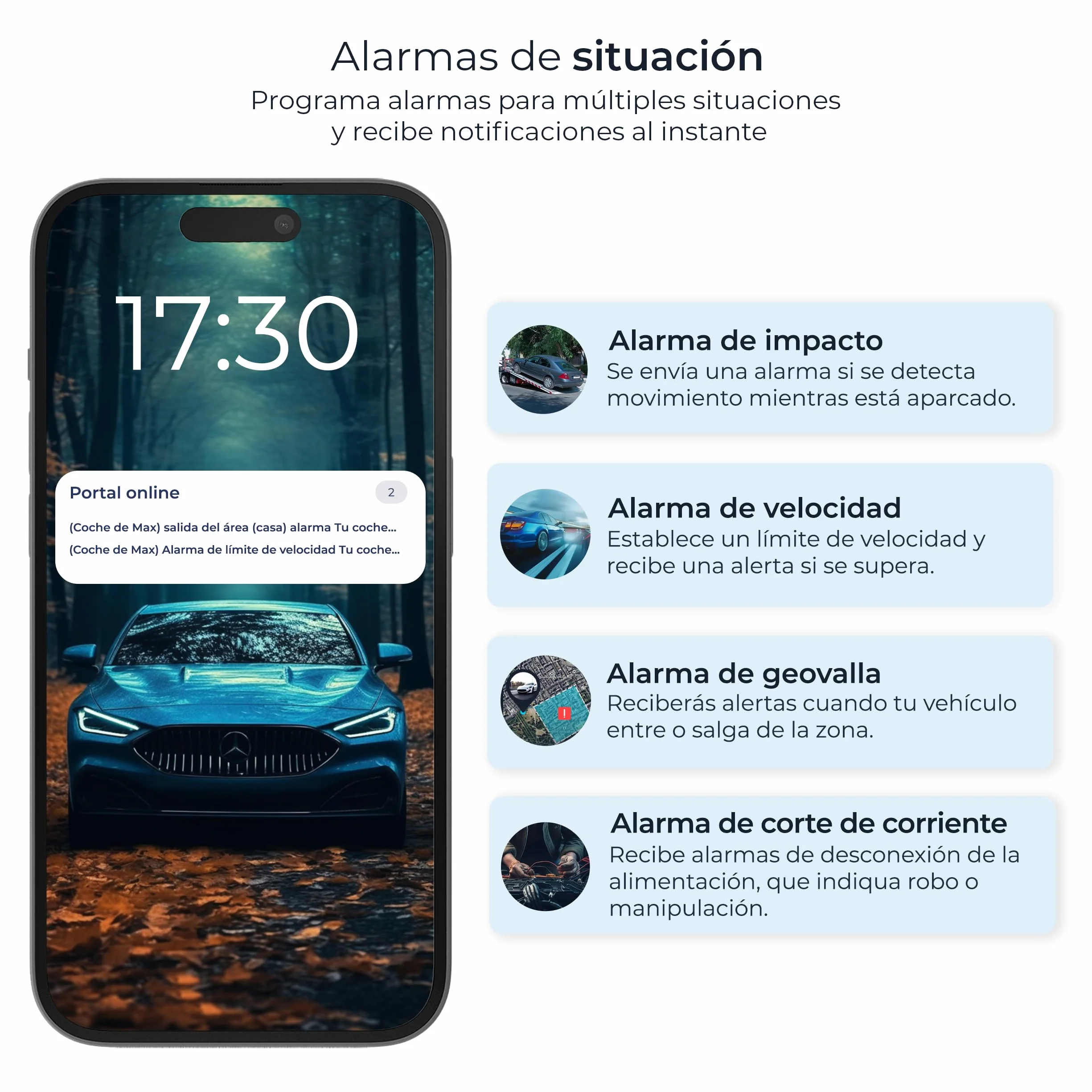 Salind 08 4G Localizador GPS con Conexión OBD para Coche Seguimiento en Tiempo Real