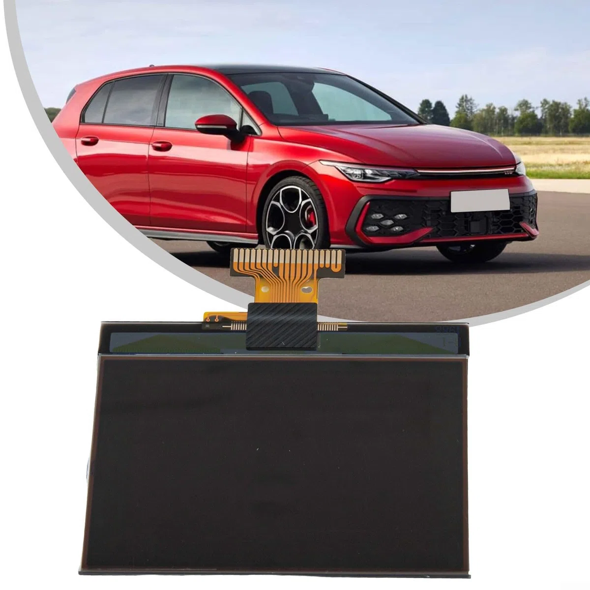 Pantalla LCD para salpicadero, unidad de repuesto OEM 1TD920862 1K0920861M, para Golf V para PASSAT para JETTA Mk5 para SKODA