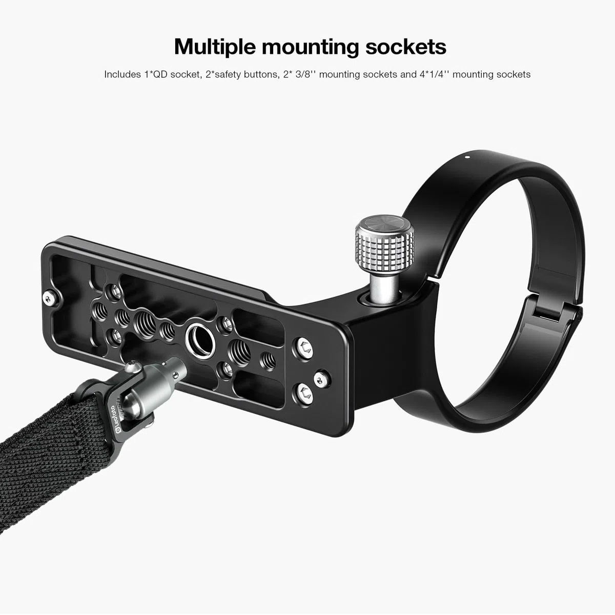 LEOFOTO Soporte de objetivo NFC-01 para Nikon Z 180-600 f:5.6-6.3 VR