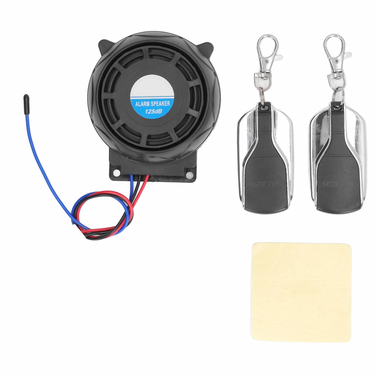 de Alarma para Motocicleta,Dispositivo Antirrobo para Motocicleta Sonido Fuerte Universal 2 Control Remoto 12V 150m Alcance para Scooters Cabina Azul para Autos