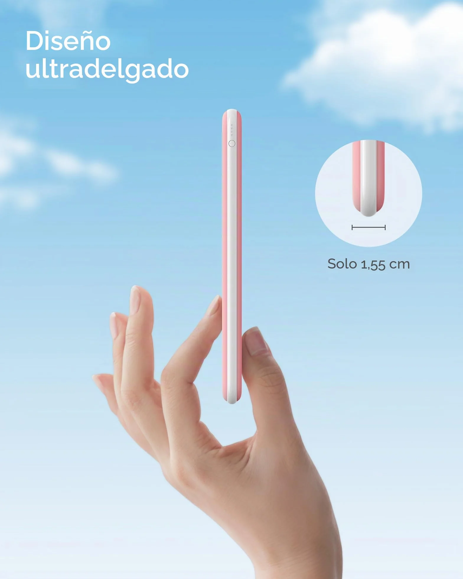 Power Bank 26800mAh Batería Externa USB C Carga Rápida 4 Puertos Compatible Phone 13/12 Samsung