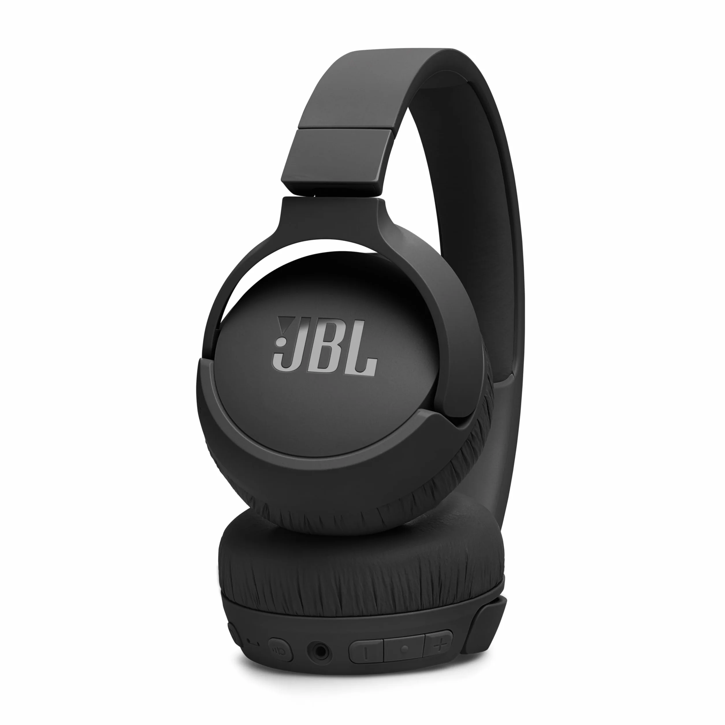 JBL Auriculares Tune 670 NC, auriculares supraaurales inalámbricos ligeros con cancelación de ruido adaptativa, Bluetooth y 70 horas de batería, negro