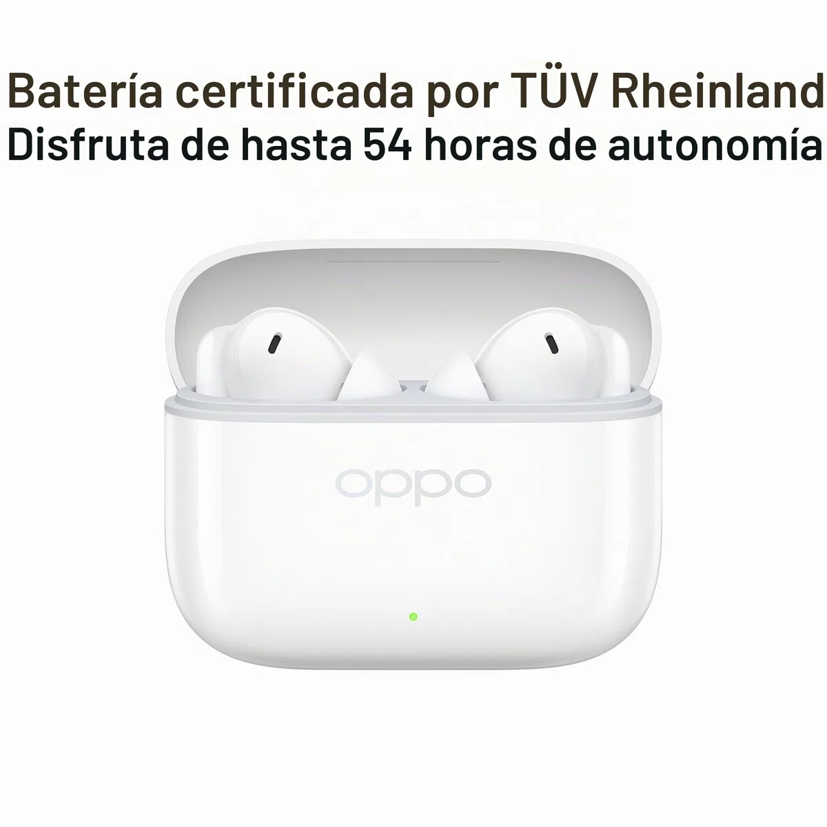 OPPO Enco Buds3 Pro Auriculares Inalámbricos Bluetooth 5.4 – Ultraligeros (4,3g), Graves Potentes 12,4mm, Cancelación de Ruido AI, 54h Batería, IP55, Modo Gaming Baja Latencia – Gris | Ultraligeros 4,3g, Graves Potentes 12,4mm, Cancelación de Ruido AI, 54