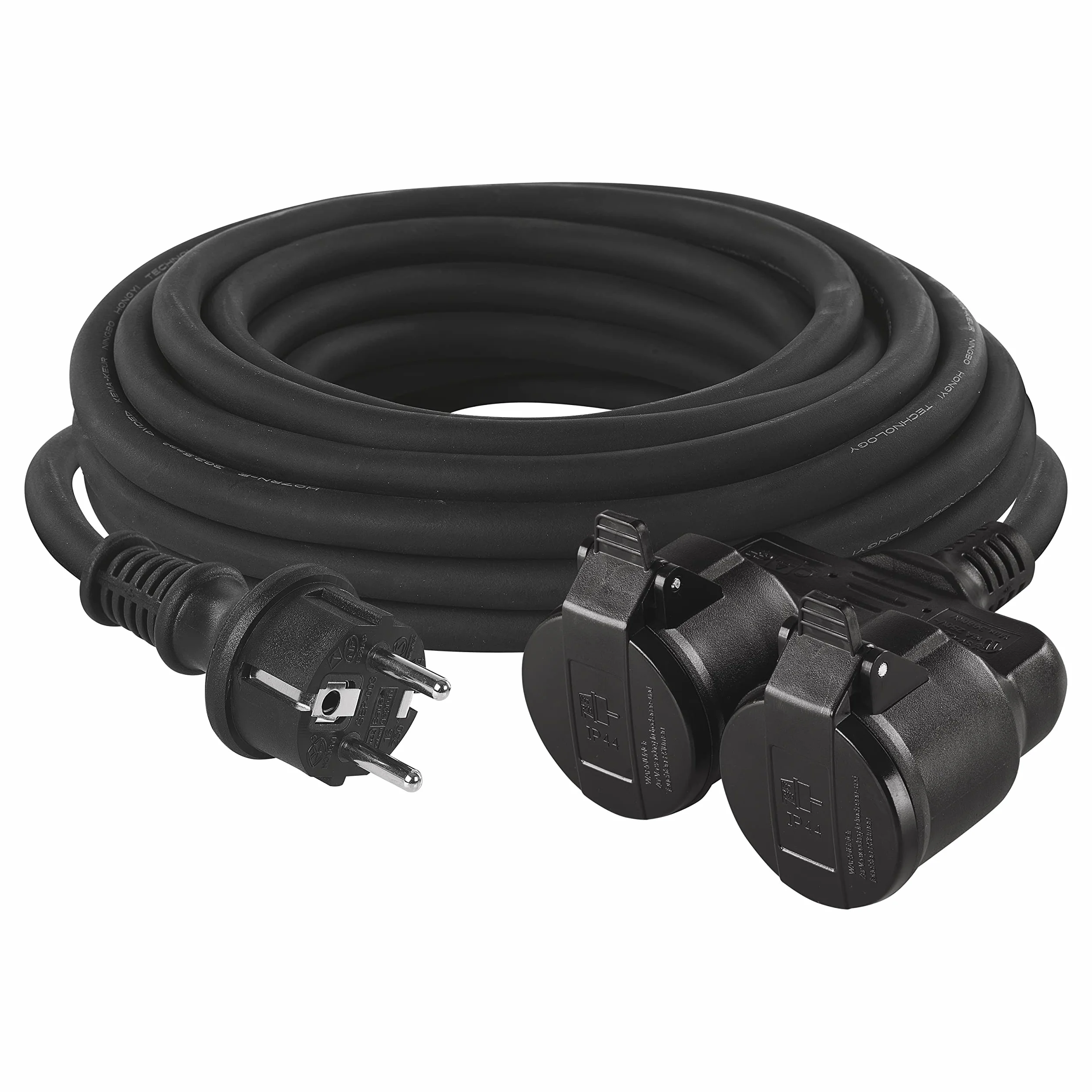 EMOS przedłużacz kabel IP44 15 m 230 V 16 A 3680 W H05RR-F3G 1.5 mm² czarny