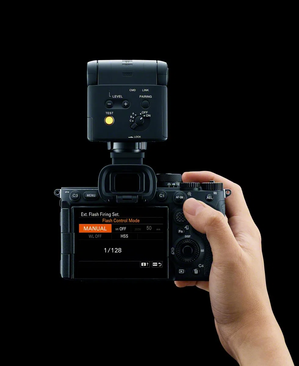 Sony HVL-F28RMA Flash Externo, Compacto y Regulable con Control inalámbrico por Radio: Ideal para Vlogs, Retratos, Eventos y cámaras compactas sin Espejo