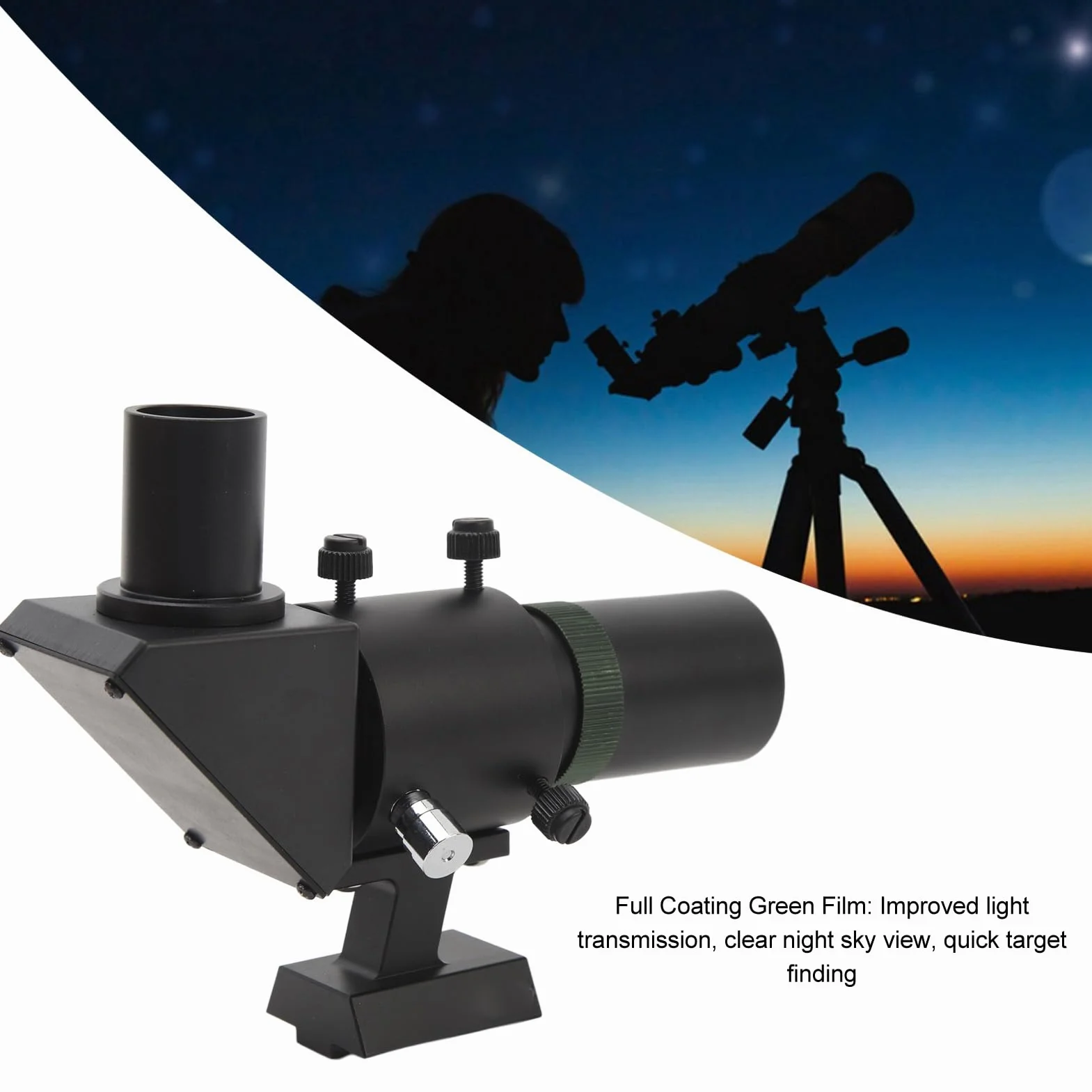 Alcance del Buscador del Telescopio, Alcance de Múltiples Capas 6X30 de ángulo Recto del Buscador de la Capa de FMC para la Astronomía