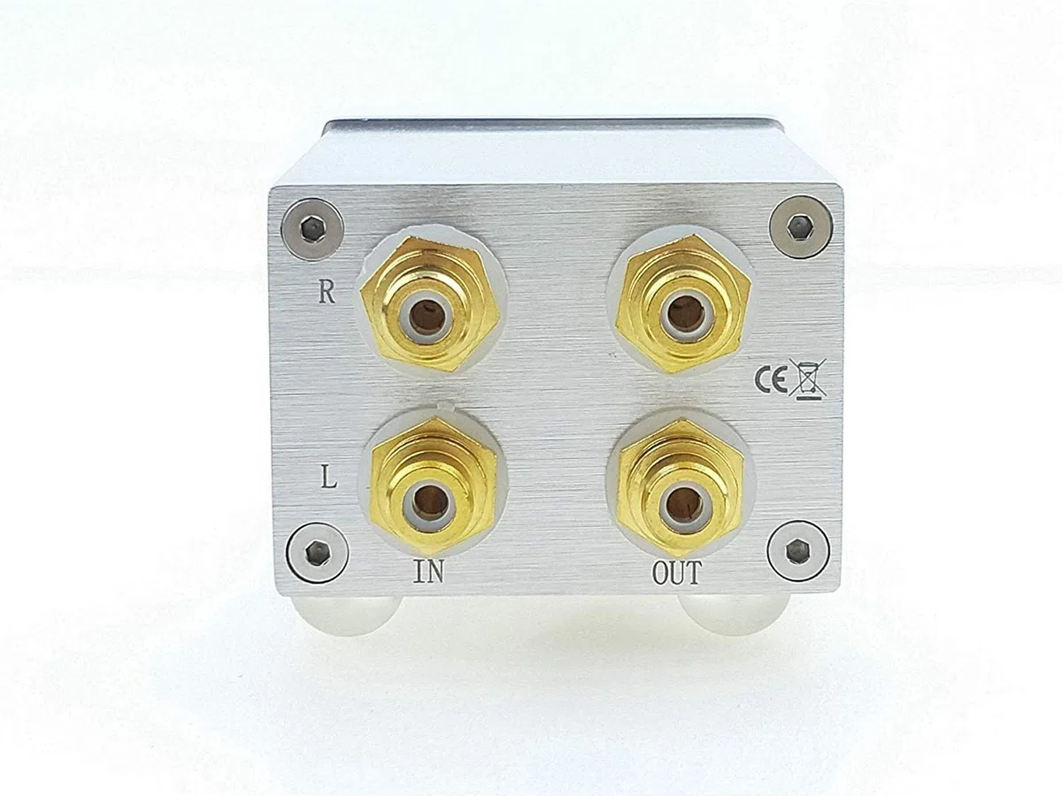 DollaTek Controlador de Control de Volumen de preamplificador pasivo de Alta precisión Vol Preamplificador de Alta fidelidad ALPS16 - Plateado