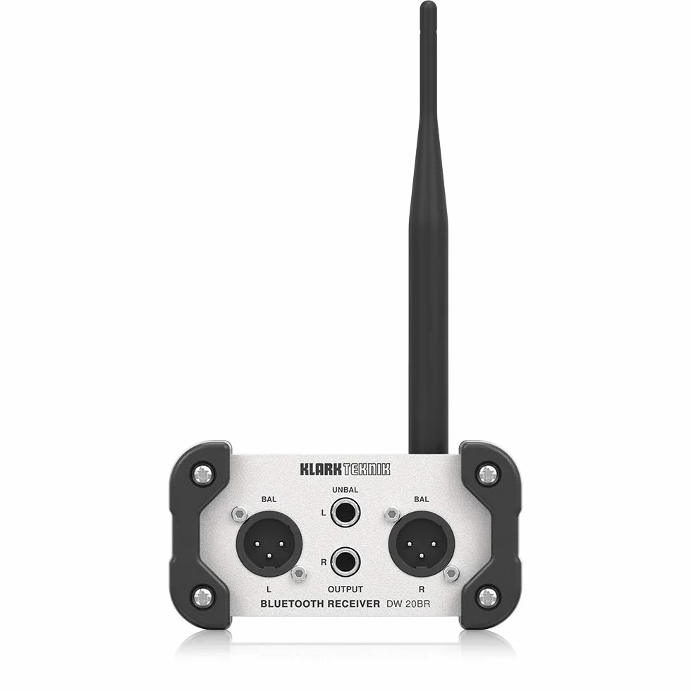 Klark Teknik AIR LINK DW 20BR Receptor estéreo inalámbrico Bluetooth para transmisión de audio estéreo de alto rendimiento