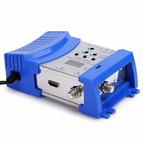 Bewinner1 Modulador Digital HD, PAL/NTSC HDMI con frecuencia de Trabajo VHF/UHF Modulador HDM68 Accesorios de computadora Rendimiento Estable Aspecto Duradero