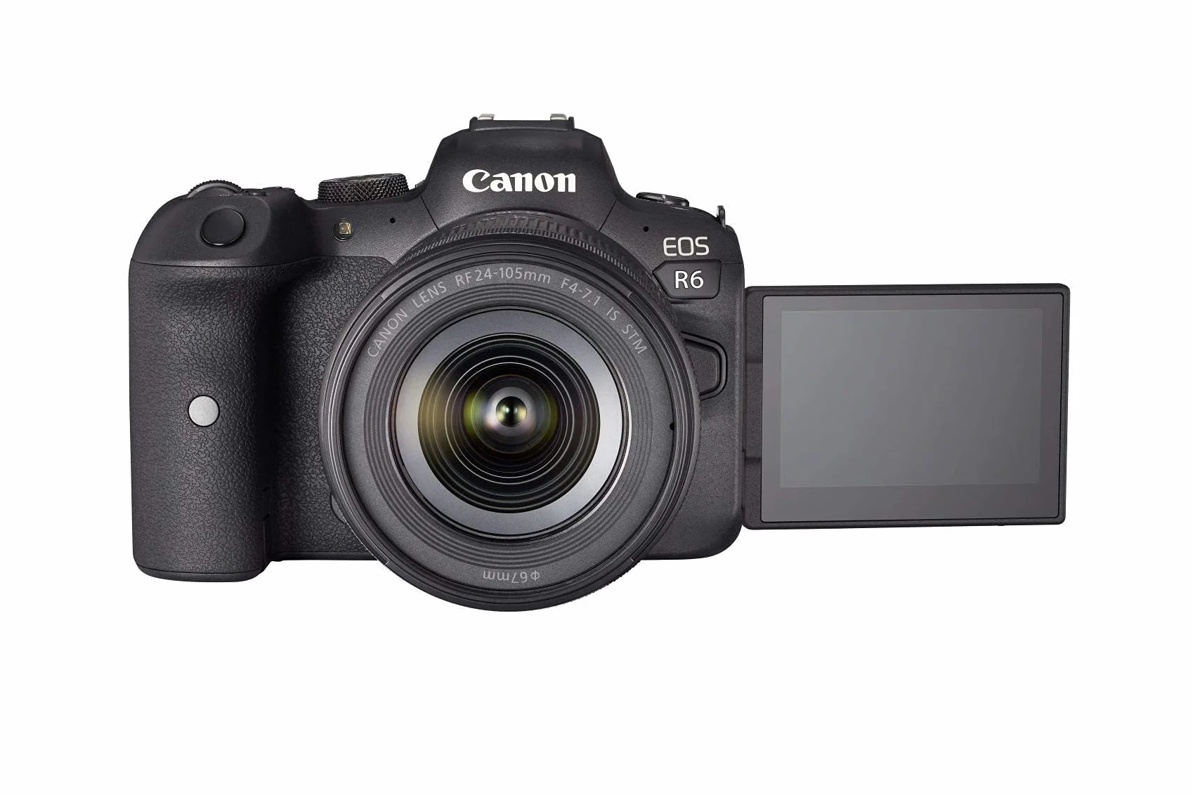 Canon EOS R6 Cámara Mirrorless + Objetivo RF 24-105 mm F4-7.1 IS STM, Cámara Evil Full Frame (20,1 MP) -6.5 EV, Vídeo 4K 60p, Dual Pixel CMOS AF II, Pantalla Táctil de Ángulo Variable, Negro