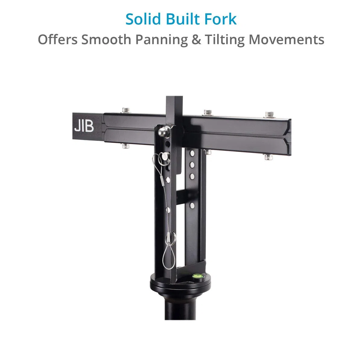 Grúa para cámara PROAIM de 4,2 m, Soporte, trípode Jr. con Giro e inclinación para cámaras DSLR y videocámaras. Compatible con cardán (P-14-JS-JRPP).
