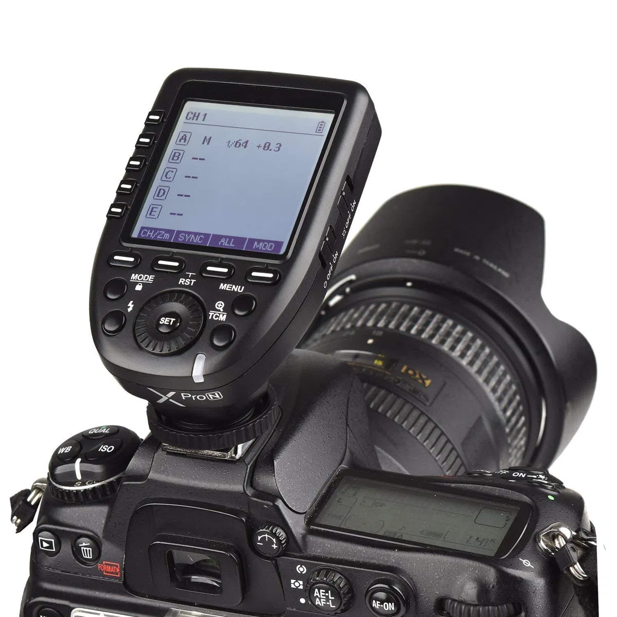 Godox XPro-N i-TTL 2.4G 1/8000s Transmisor de Disparo de Flash Inalámbrico 16 Grupos y 32 Canales para Nikon Cámaras TT350N V350N TT685N V860 V850 AD200 AD400Pro AD600 Pro AD600 V1N V1ProN