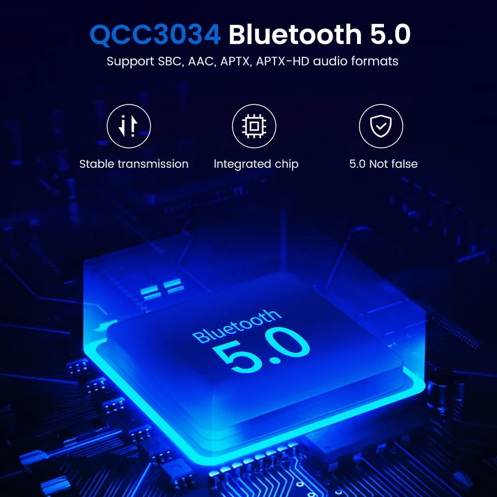 AIYIMA T2 6K4 - Preamplificador de tubo biliar al vacío Bluetooth 5.0 QCC3034 estéreo HiFi Preamplificador Aptx Preamplificador con alto sonido de bajo midio para altavoces activos de audio en casa