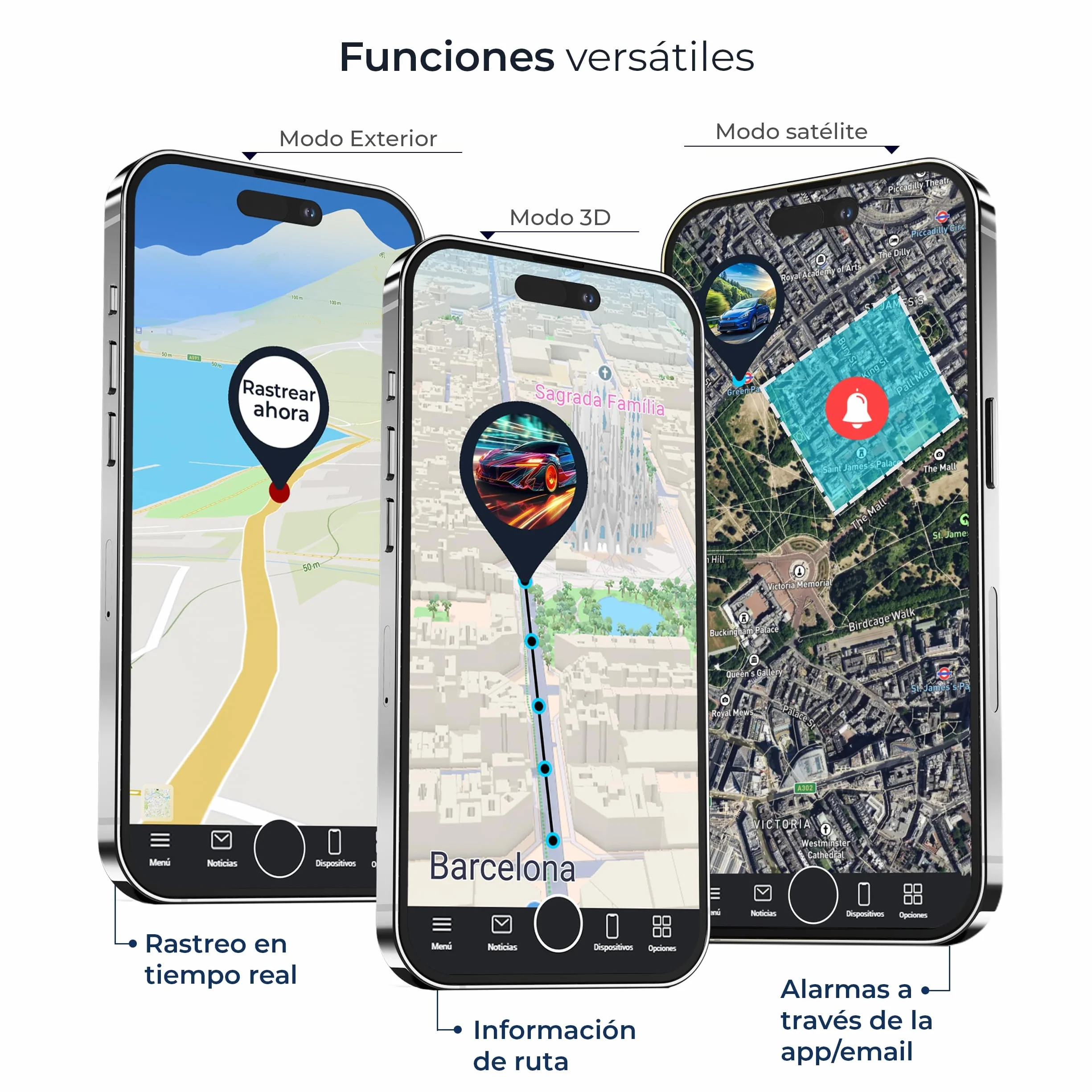 Salind 01 4G Localizador GPS para Coche, Moto y Vehículos - Conexión Directa a Batería - Seguimiento en Tiempo Real, Historial de Rutas y Alarmas - Cable 1,38m