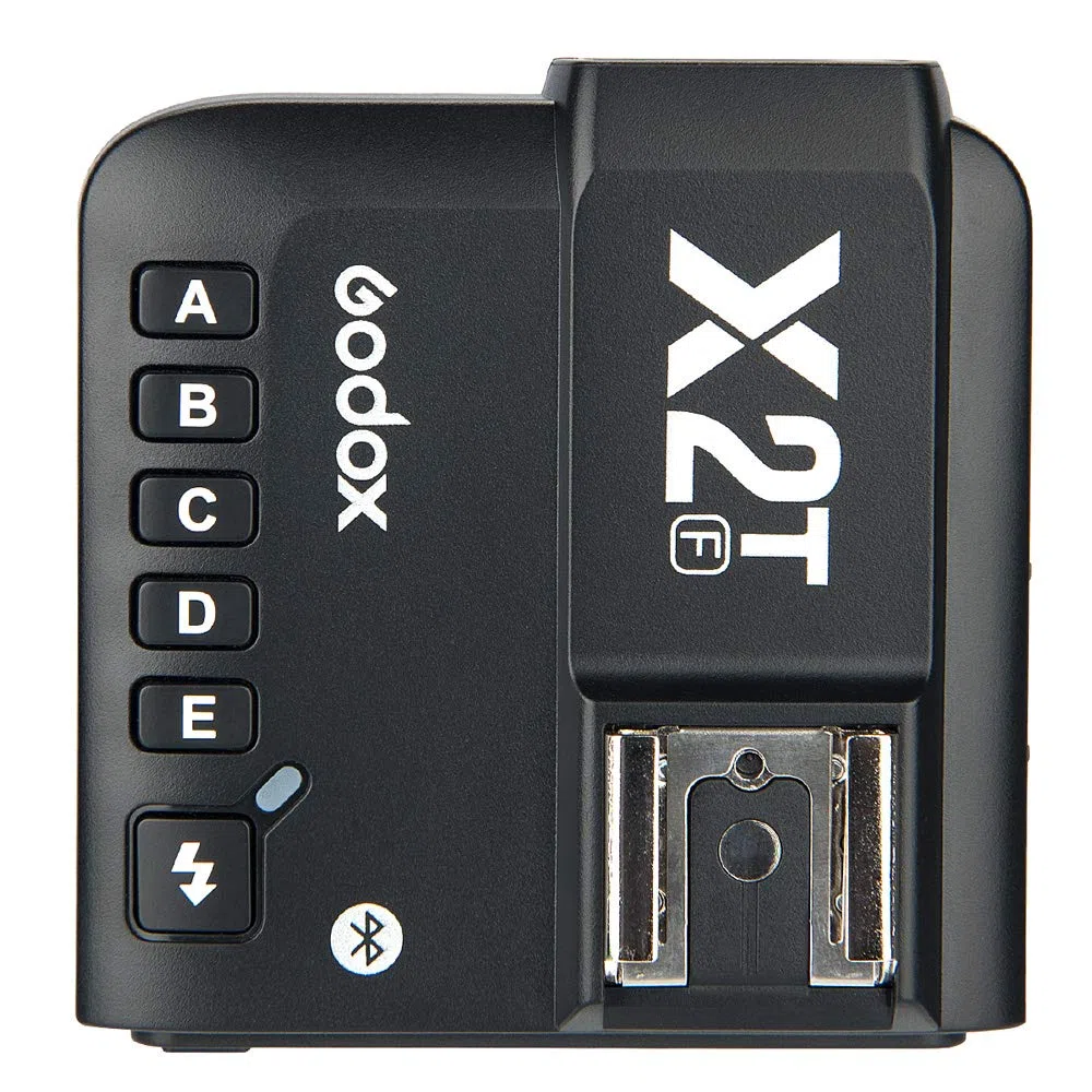 Godox X2T-F 2.4G Wireless Flash Trigger Transmisor para Fuji con TTL II HSS 1 / 8000s Grupo Función LED Panel de Control actualización firmware