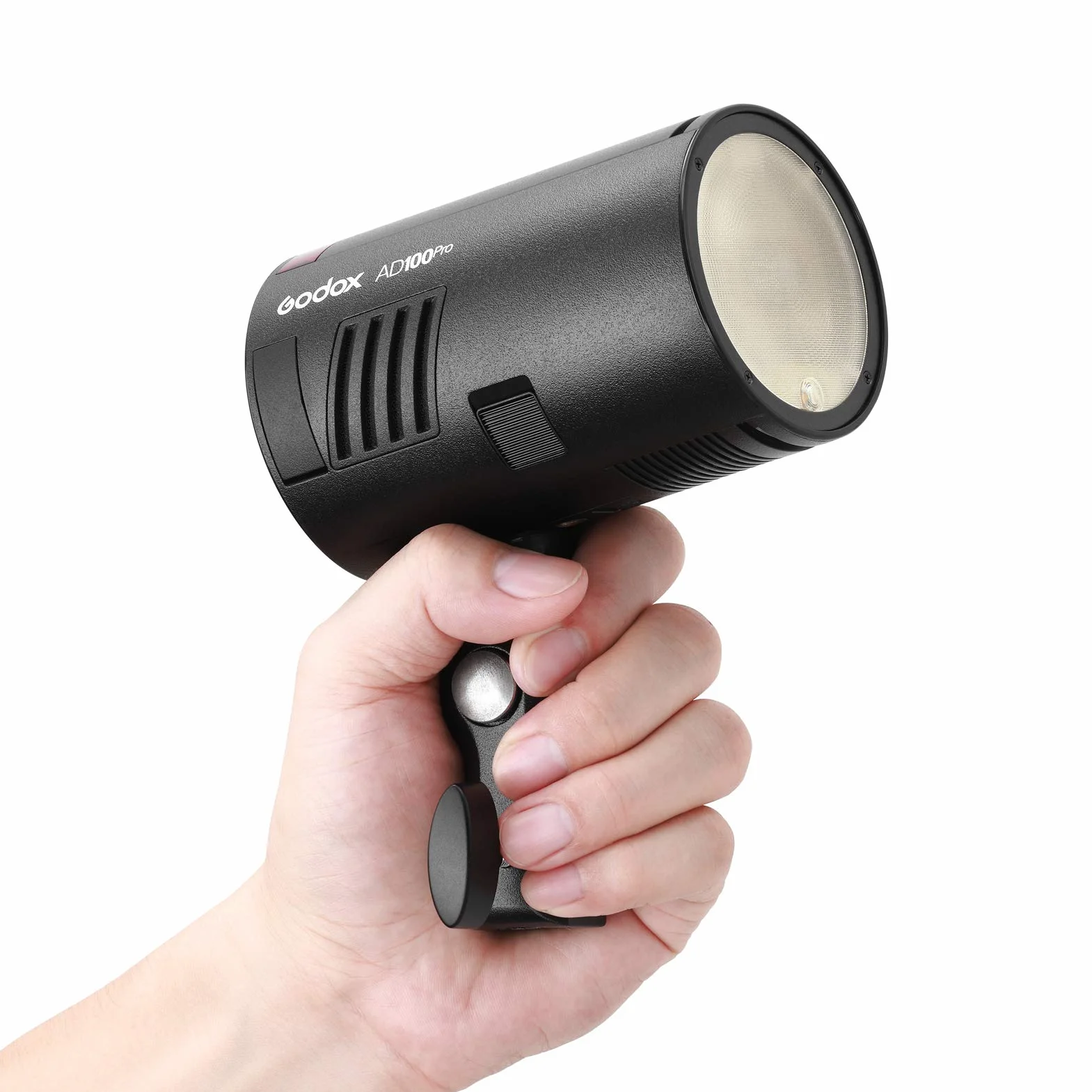 Godox AD100Pro Flash inalámbrico 2.4G con Pantalla OLED, 5800K, 1/8000s, sincronización TTL/Multi/M, con batería de 2600 mAh para Canon, Nikon, Sony, Olympus, Panasonic, Pentax (Negro)