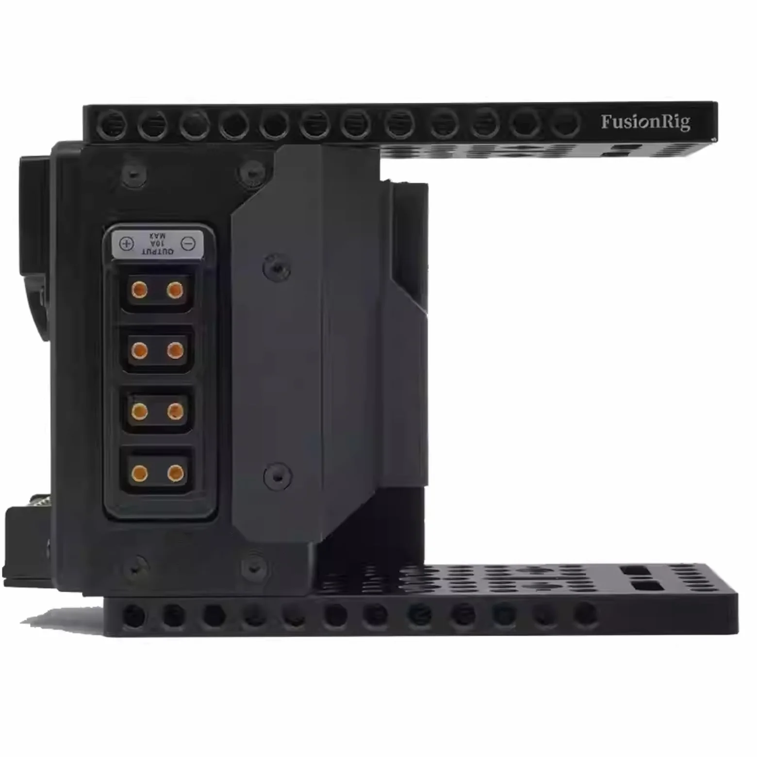 Fusion Rig Cineback Módulo de expansión de jaula de cámara en V, divisor D-Tap, memoria antigolpes para Sony FX3/FX30