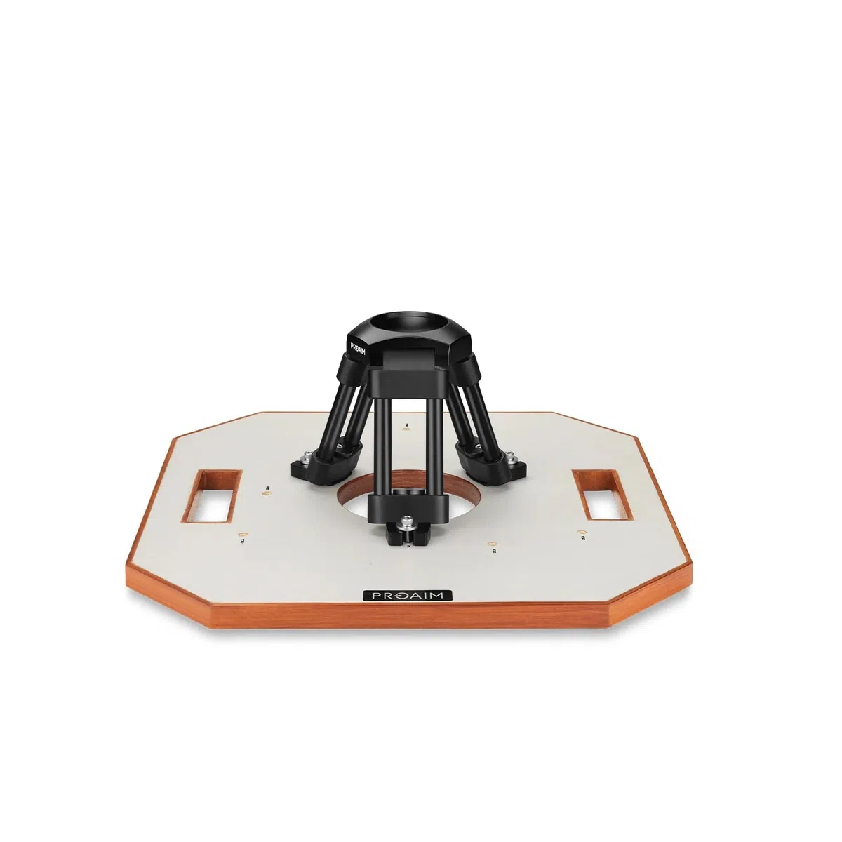 PROAIM Gorro de Alta Resistencia con Cuenco de 75 mm Elevador de cámara de Aluminio Soporte de trípode Mini Carga útil de hasta 75 kg/165 LB para producción de vídeo cinematográfica (HT-BOWL75-00) | Se monta en espacios reducidos donde no caben trípodes;