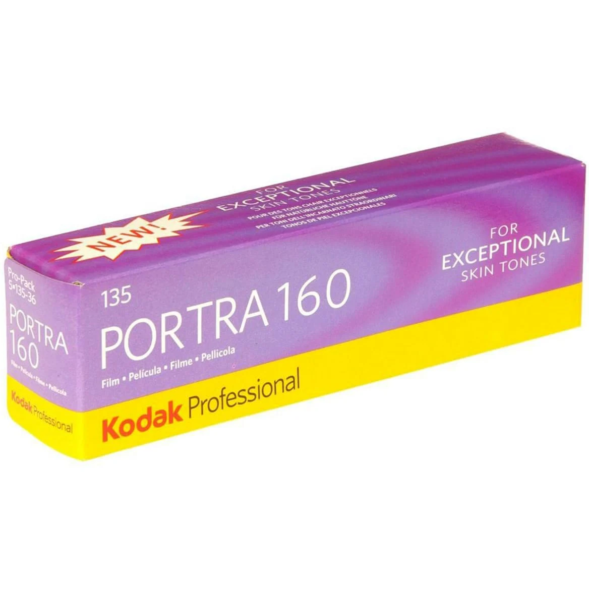 KODAK KOD130714 - Película negativo color (35mm, portra 160 135-36 p-5) multicolor, 1 Paquete