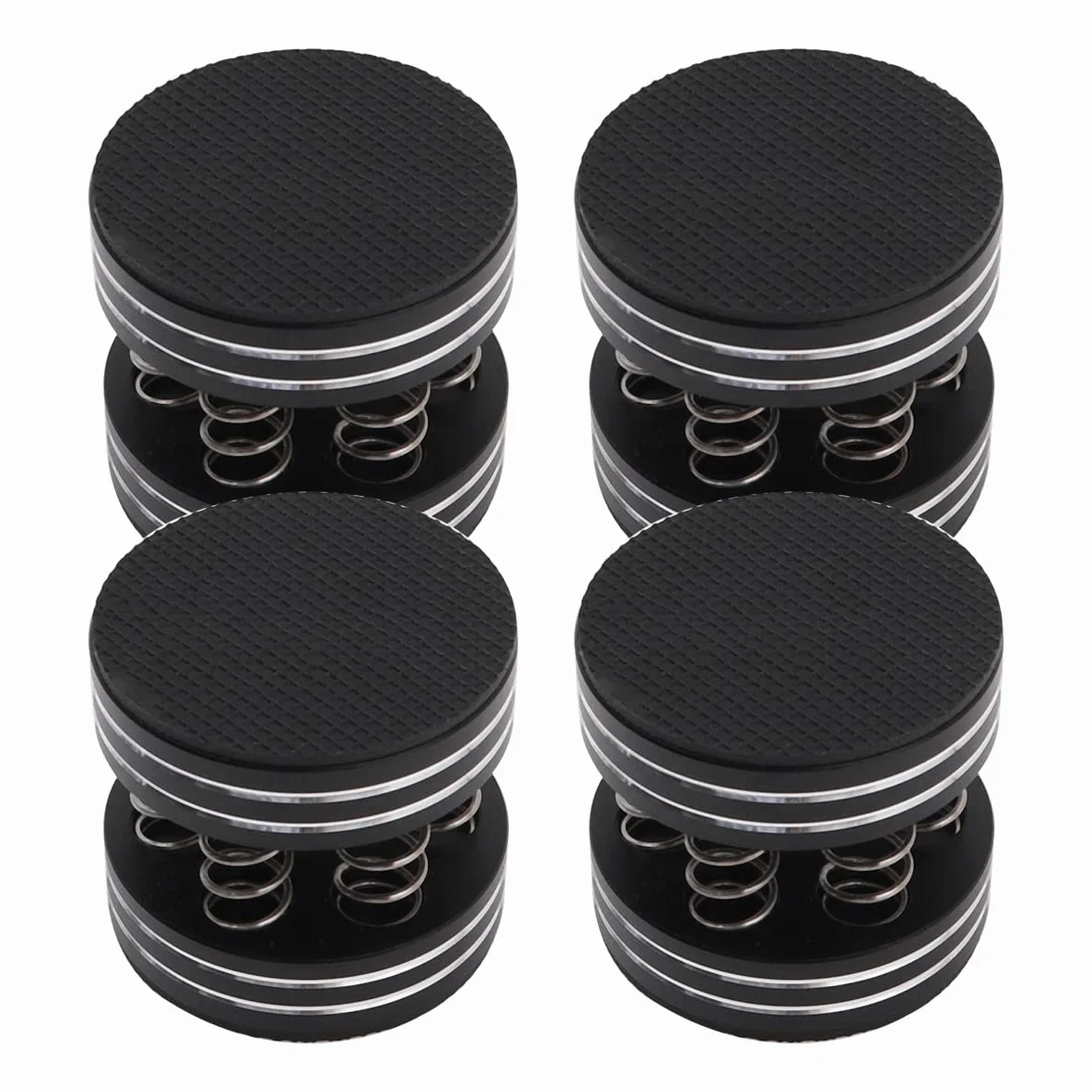 4PCS Aislamiento del Altavoz Pies Resorte Amortiguador de Audio Protectores de Piso Almohadilla de amortiguación para Amplificador de Tocadiscos DAC Subwoofer Equipo de Audio