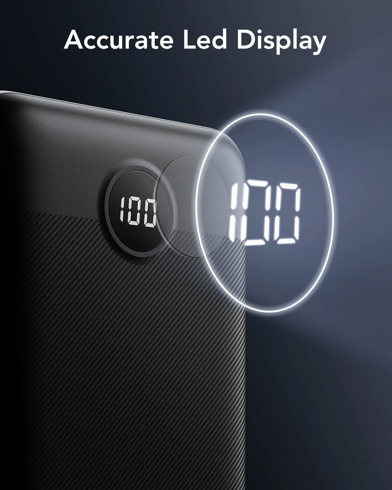 VEGER Batería Externa Carga Rápida 30000mAh, Power Bank 20W con 4 Salidas y 2 Entradas, Batería Portátil USB C con Pantalla LED, Cargador Portátil para iPhone, iPad, Samsung, Android, Tablets y más