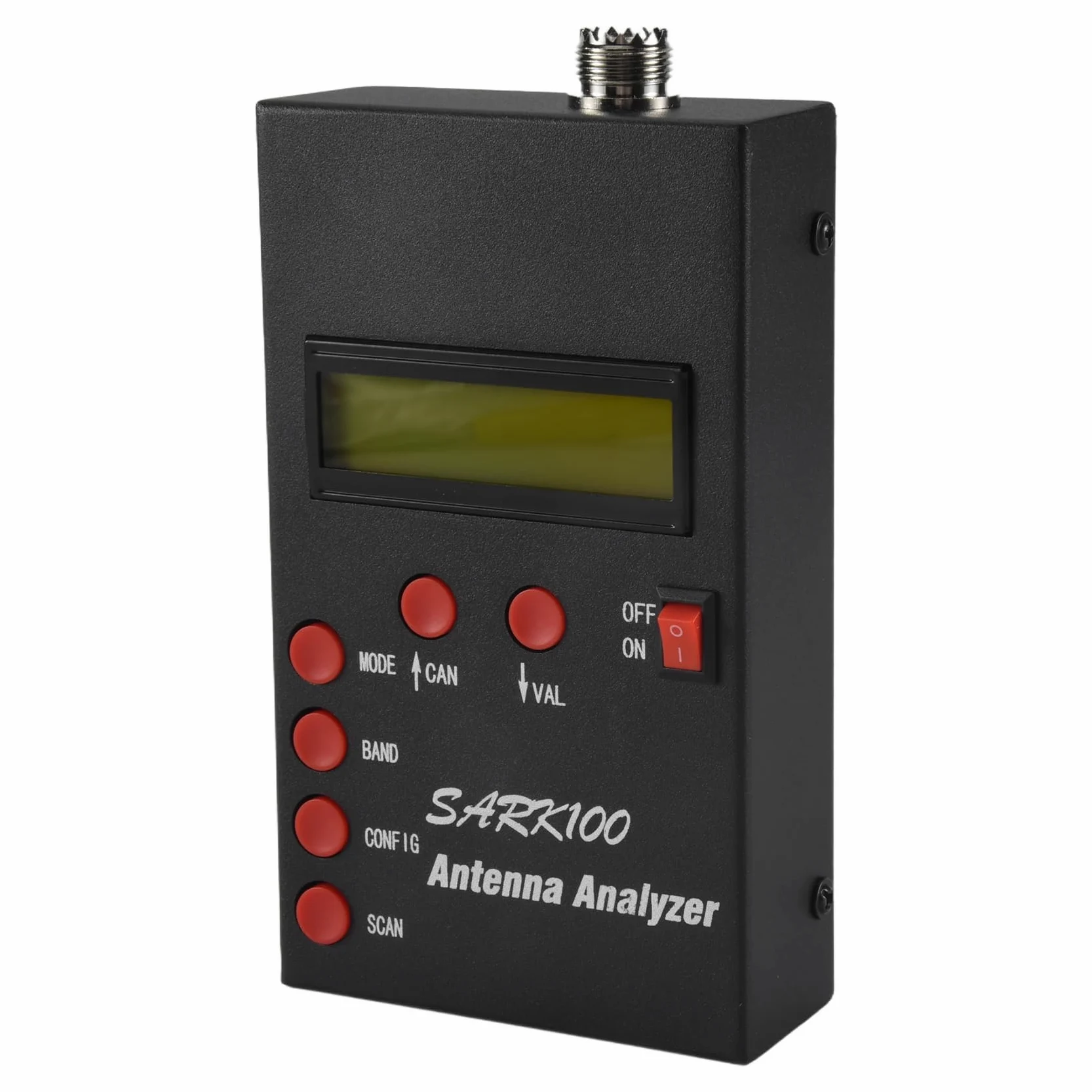 Analizador de Antena SARK100 Medidor de Antena SWR de Corta de 1-60MHz con Rango de MedicióN Utilizable de 1,0 una 9,99 SWR