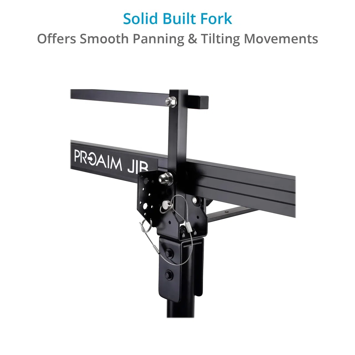 PROAIM 9ft de Aluminio Construido película cámara grua-foque con Soporte de trípode para cámaras de vídeo DSLR hasta 8kg / 17lb + Bolsa (P-9-TS)