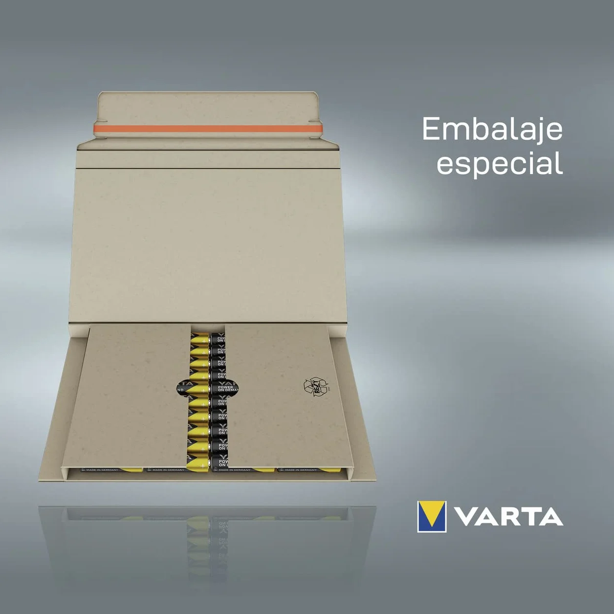 VARTA Pilas AA Alcalinas 1,5V Power on Demand, paquete de 100, Made in Germany
