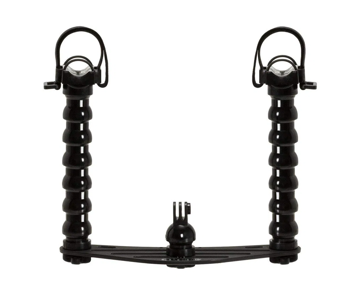 Tray bajo agua Carril con brazo flexible adaptador soporte linterna para cámaras de acción GoPro Flex Arm st201.08