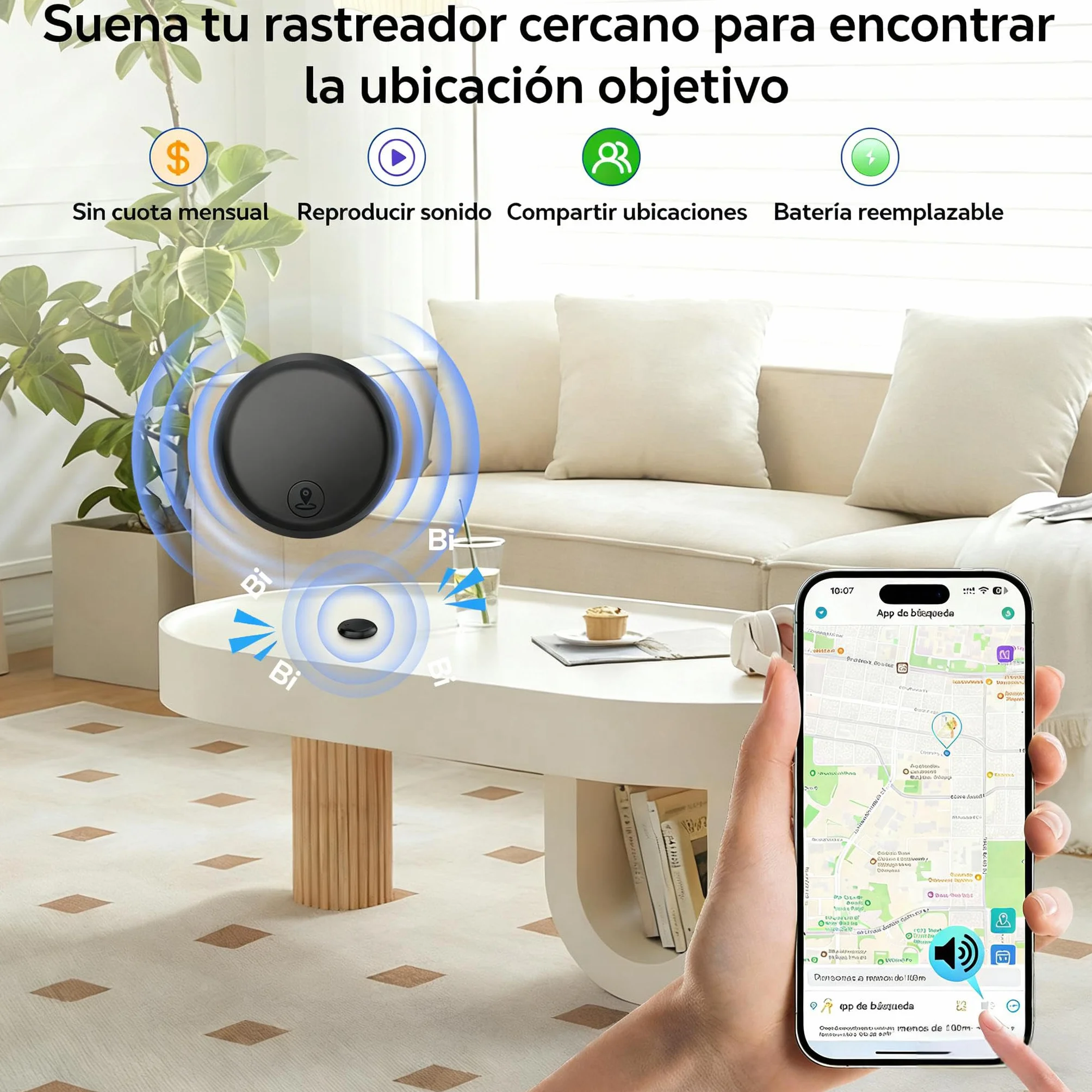 Rastreador GPS para Coche Sin Suscripción 2026 Magnético Localizador GPS