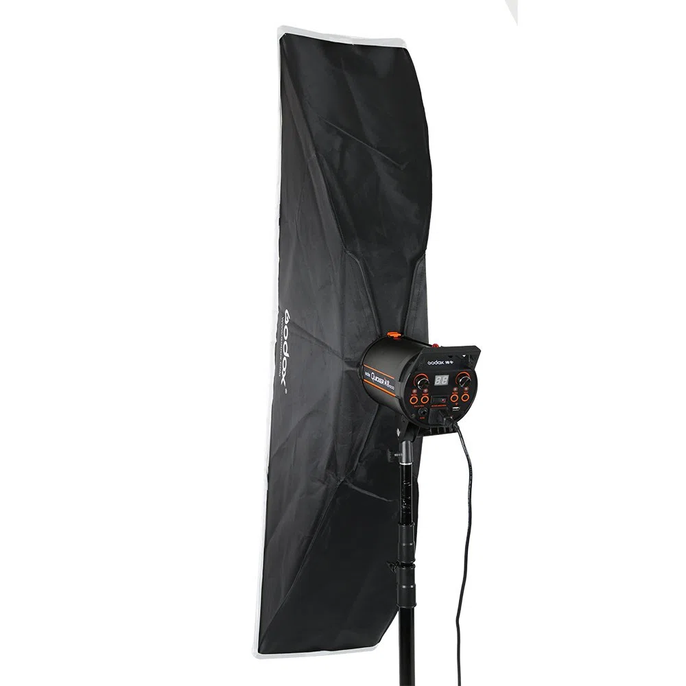 Godox 35 x 160 cm Grid Honeycomb Softbox Bowens Monte para Estudio Strobe Flash Lampara + Letwing Paño (SB-FW 160x35)