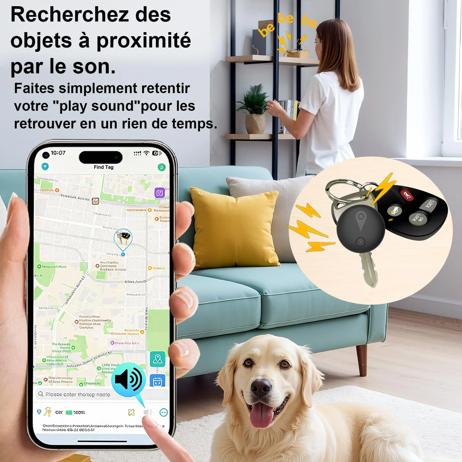 GPS Coche Localizador,2026 Nuevo Magnética Localizador Oculto Rastreador(Compatible con Android e iOS) sin suscripción/Sims eguimiento en Tiempo Real para Vehículos/Moto/Llaves/Maleta/Niños-