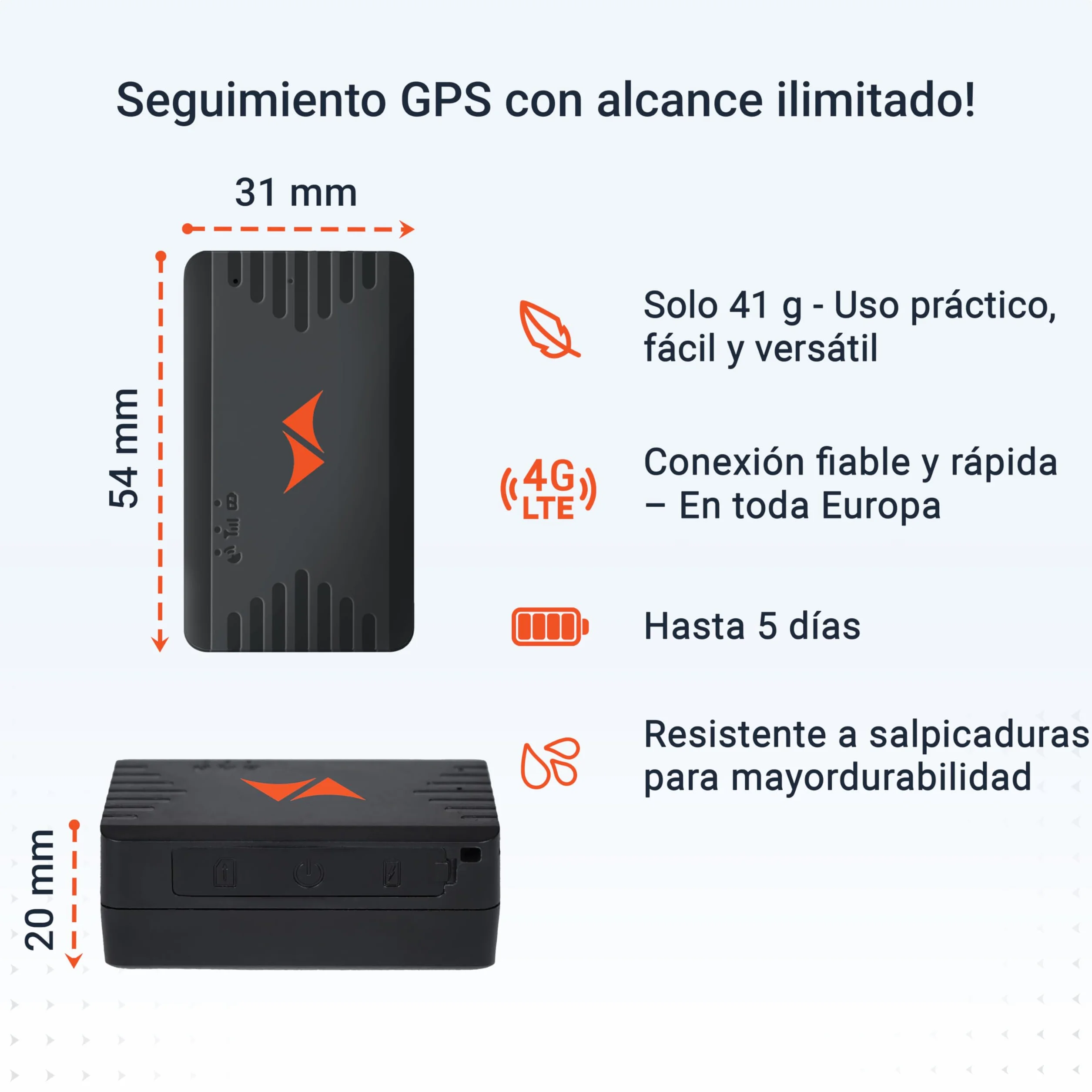 PAJ People Finder 4G Mini localizador GPS para Niños y Mayores batería 5 días rastreador pequeño localización Tiempo Real Alarma móvil