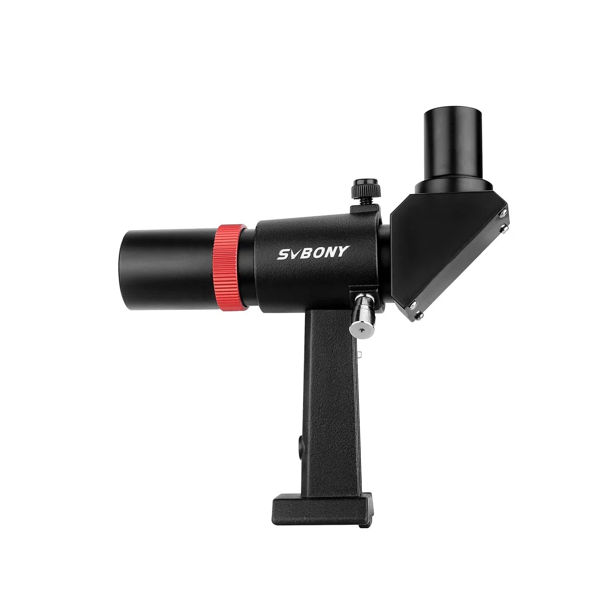 SVBONY Buscador SV182, buscador óptico de Imagen Correcta en ángulo Recto, Alcance buscador de 6 x 30 para telescopio astronómico, con retícula y Soporte