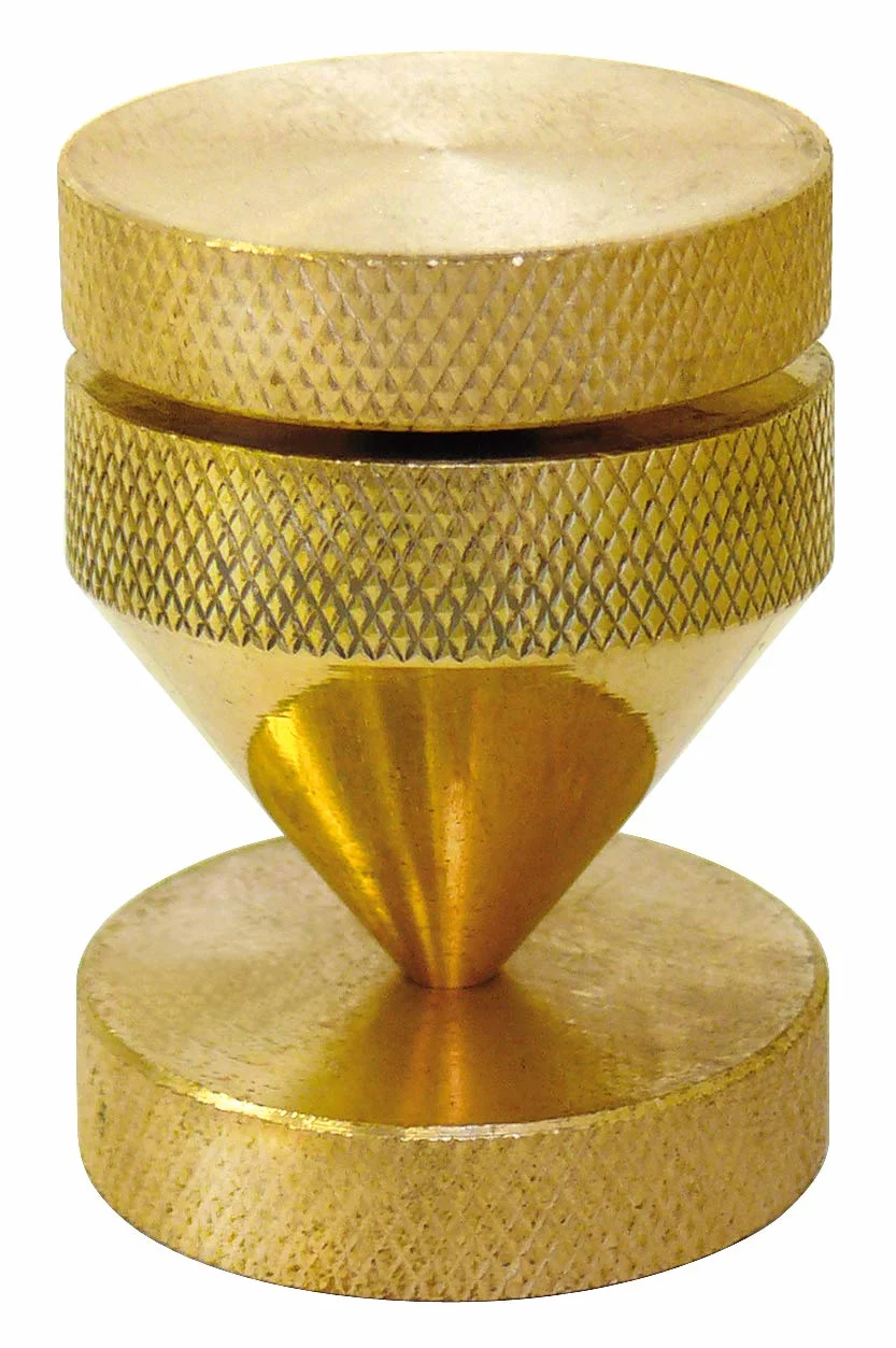 Dynavox Sub-Watt-Absorber, juego de 4 unidades, desacopladores ajustables en altura para dispositivos HiFi y altavoces con arandelas, latón