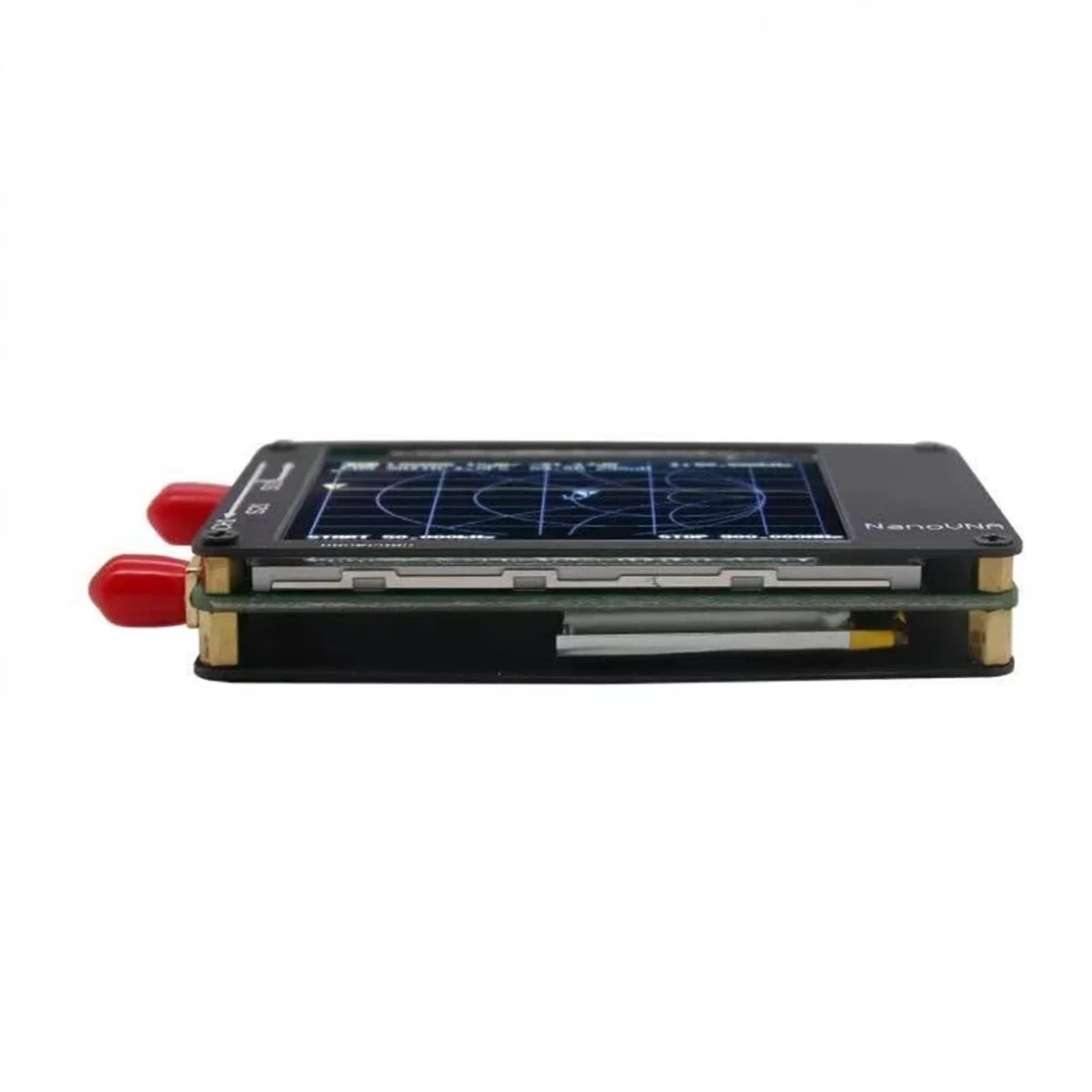 Analizador de Red Vectorial 50KHz-900KHz Ondas estacionarias Onda Corta MF HF VHF UHF Analizador de Antena Digital Nano VNA Tester