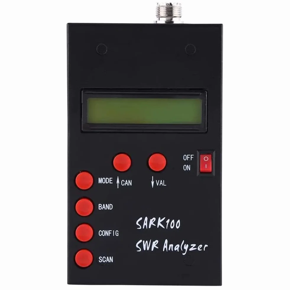 Analizador de Antena SARK100 Medidor de Antena de Corta de 1-60MHz Rango de MedicióN Utilizable de 1,0 9,99