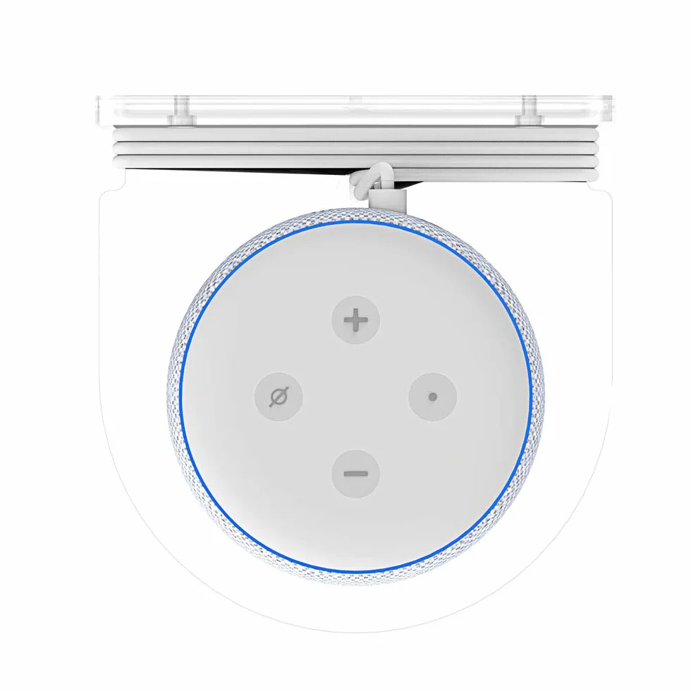 Alexa Echo Dot 3rd Wall Mount Stand with Cable Management Transparent A336