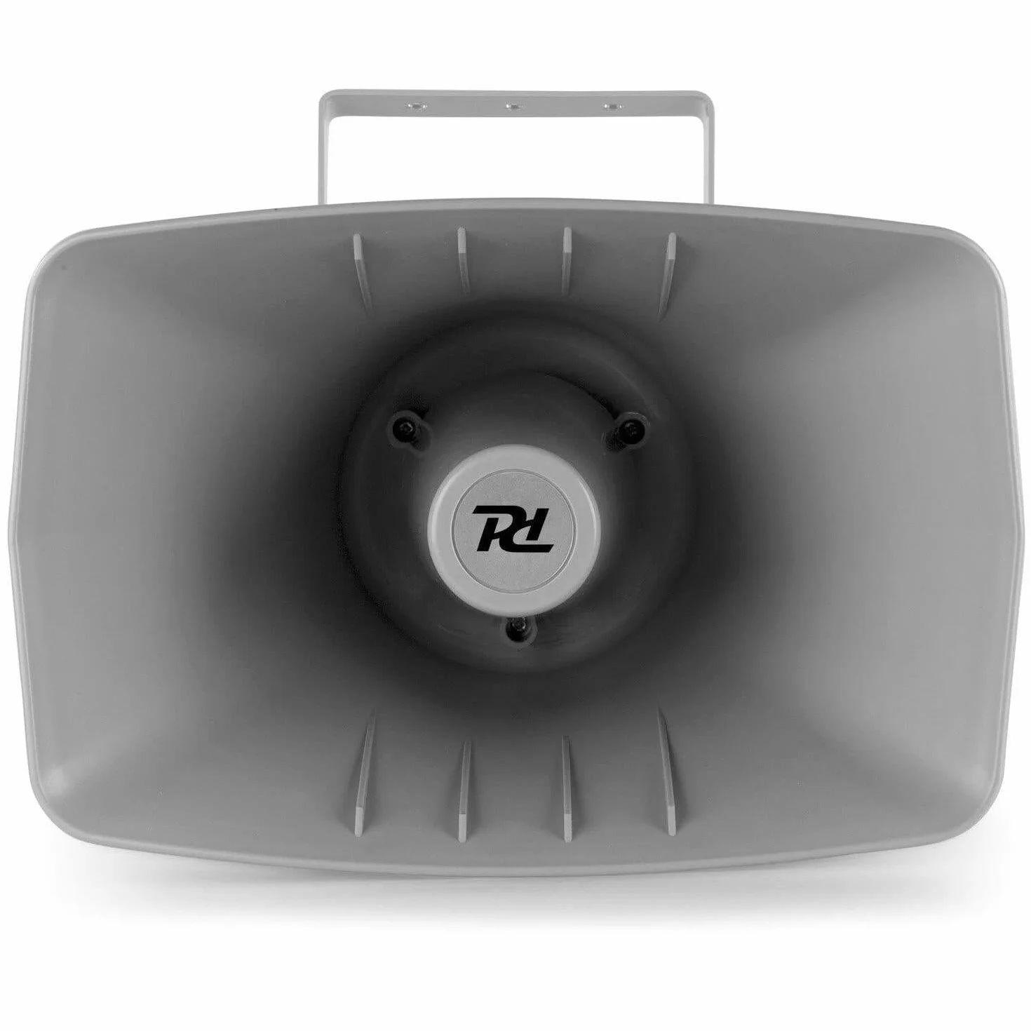 Power Dynamics HS40 - Altavoz de bocina, instalación línea 100 V, suministrado con Soporte de Montaje, Ideal para megafonía en estadios Deportivos o almacenes, 3 potencias de Salida 10W / 20W / 40W