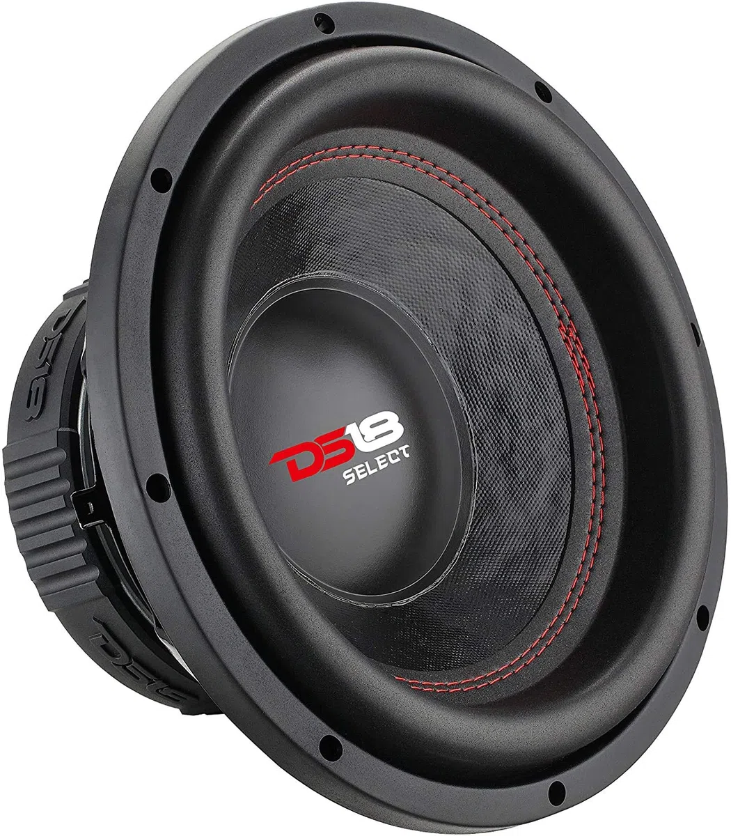 DS 1 SUBWOOFER DS18 Select SLC-8S SLC8S 20,00 cm 200 mm 8" 200 vatios rms y 400 vatios máx SVC ​​Single Voice Coil 4 ohmios Sub excelente para Maletero de Coche, 1 Pieza